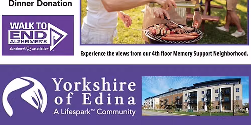 Friends and Family BBQ, Walk to End Alzheimer's Fundraiser