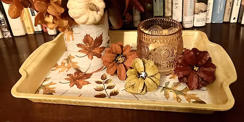 Mindful Making:DIY Decoupage Centerpiece