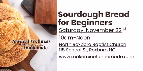 Sourdough Bread for Beginners November 22, 2025