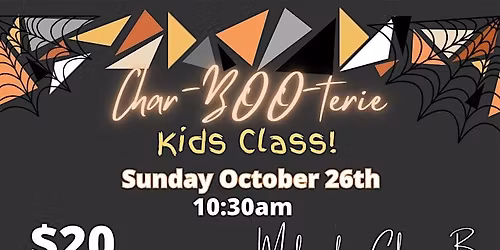 Char-BOO-terie cups -Kids class with Hill Valley Dairy