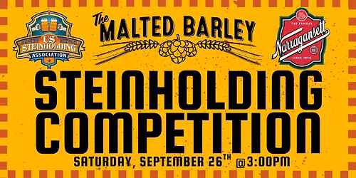 The Annual Malted Barley - Narragansett Brewing Steinholding Competition!