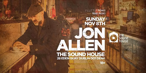 Jon Allen, Dublin, 8th November, 2026