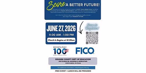 SCORE A BETTER FUTURE!