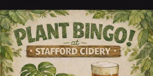 Plant Bingo at Stafford Cidery