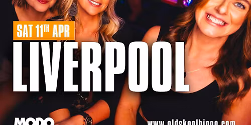 Old Skool Bingo Sat 11th April Liverpool