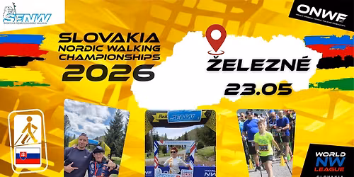 Slovak Nordic Walking Championship, \u017delezn\u00e9, Slovakia 2026