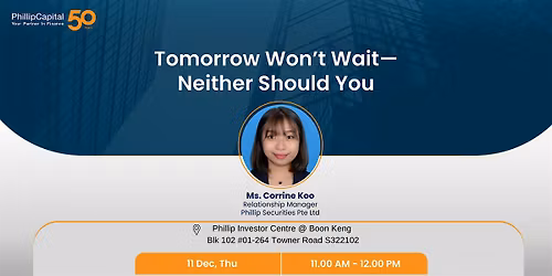 Tomorrow Won\u2019t Wait\u2014Neither Should You