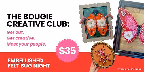 Embellished Felt Bug Night