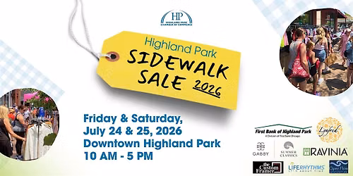 Highland Park Sidewalk Sale