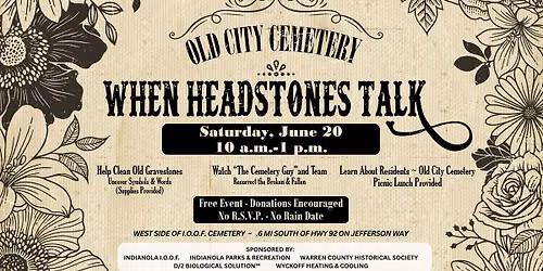 Headstone Cleaning & Preservation at the Old City Cemetery