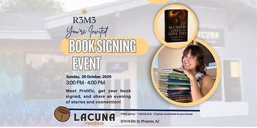 Meet the Author & Book Signing : PROLIFIC