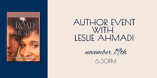 Author Event - Leslie Ahmadi