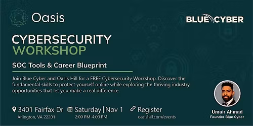 Oasis x BlueCyber Cybersecurity Workshop