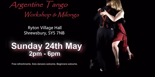 Ryton 1\/2 Day Workshop & Milonga