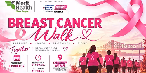 River Region Making Strides Against Breast Cancer Walk in Vicksburg