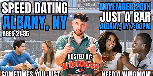 Speed Dating With Wingman Of The Year: Albany, NY