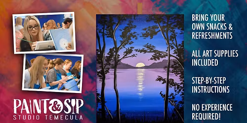 All Ages Painting Class - Lakeside Sunset