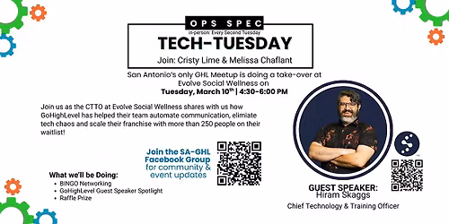 Tech-Tuesday: The Optimization Lab - The GoHighLevel (GHL) Meetup