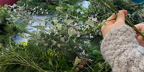 Sustainable Christmas Wreath Making