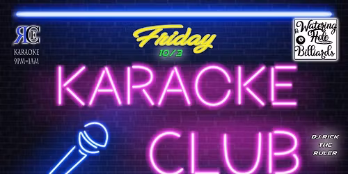 Karaoke Night at the Watering Hole & Billiards