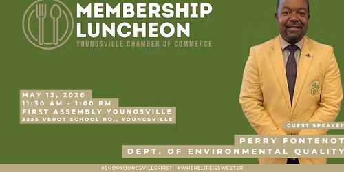 May Youngsville Chamber Membership Luncheon
