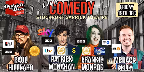 FRIDAY 19TH DECEMBER - LIVE COMEDY