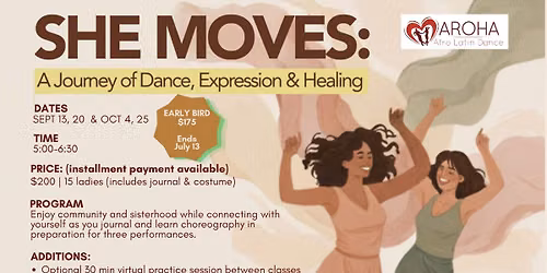 She Moves Cohort 2: A Journey of Dance, Expression and Healing