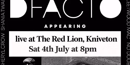 Live at Red Lion Kniveton Sat 4th July