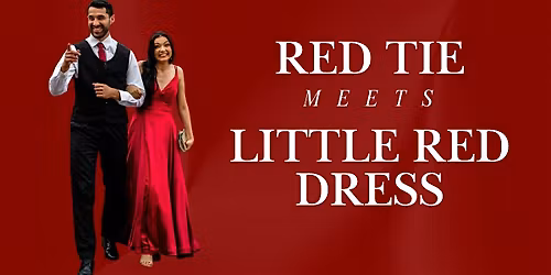 Red Tie Meets Little Red Dress 50+