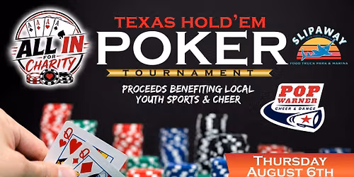 Ante Up for a Cause: Monthly Charity Poker Series at Slipaway!