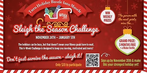 Sleigh the Season Challenge at ClubWorx