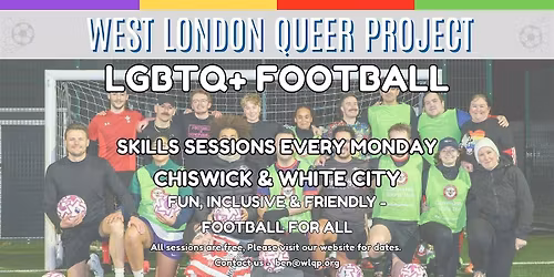 LGBTQ+ Football Sessions (White City)