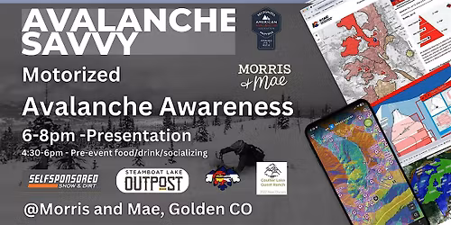 Motorized Avalanche Awareness  Night in Golden, CO