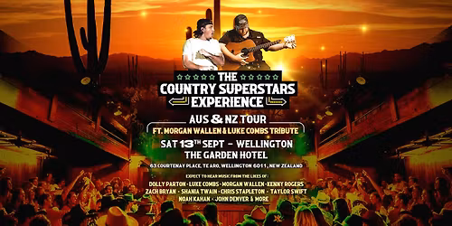 The Country Superstar Experience Comes to Wellington!