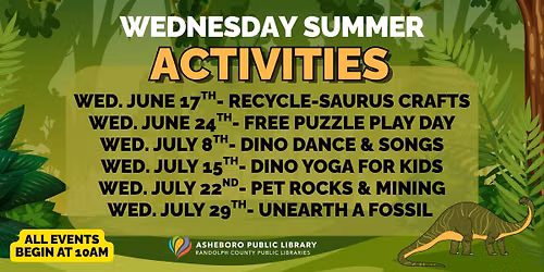 Wednesday Summer Activities