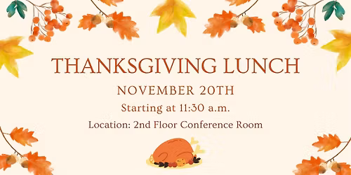 Columbia Plaza's Thanksgiving Lunch