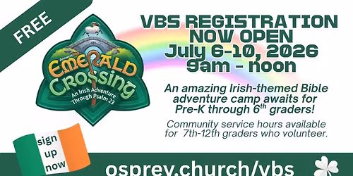 Osprey VBS \ud83c\udf40 Emerald Crossing