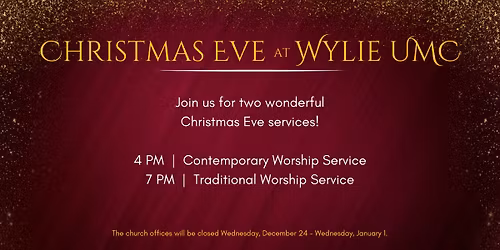 Christmas Eve at Wylie UMC
