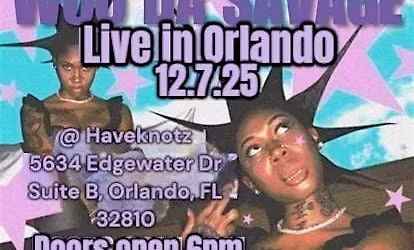 WooDaSavage Performing live in orlando December 7th @ haveknotz