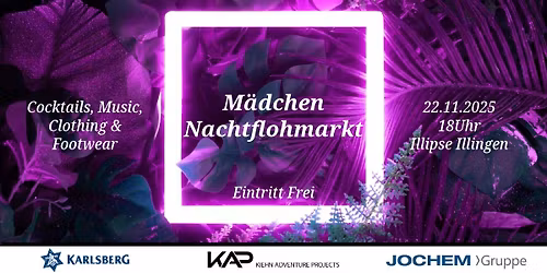 M\u00e4dchen Nachtflohmarkt Illingen 2025