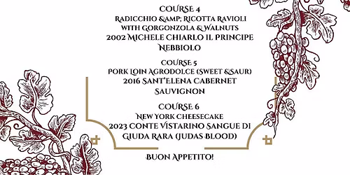 Acquario Menu Tasting with Wine pairing - 6 course dinner
