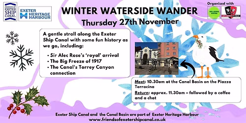 Winter Waterside Wander (Guided history walk around the Quay)