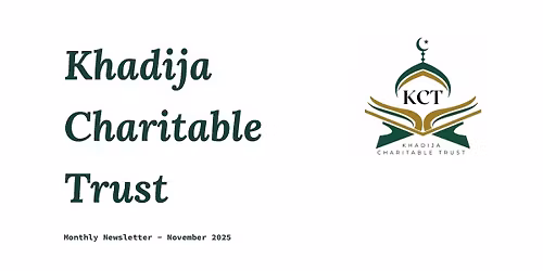 Khadija Charitable Trust - Community Discussion\/Hui