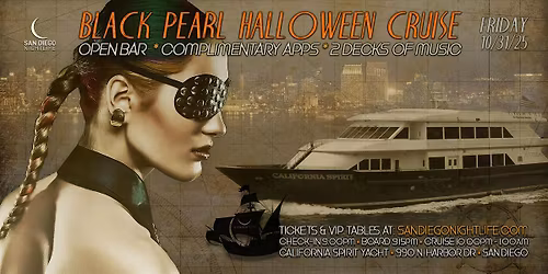Black Pearl San Diego Halloween Party Cruise