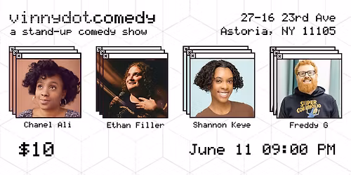 vinnydotcomedy: Stand-up Comedy in Astoria