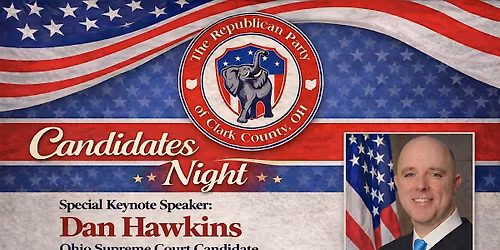 The Republican Party of Clark County, OH, Dine with the Candidates