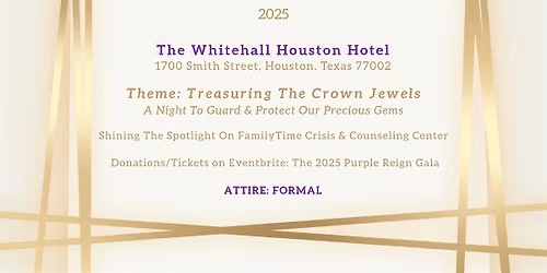 The  Purple Reign Gala Treasuring The Crown Jewels