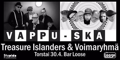 Vappu-ska: Voimaryhm\u00e4 & Treasure Islanders