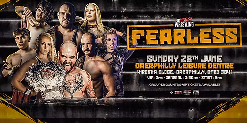 LIVE WRESTLING IN CAERPHILLY!