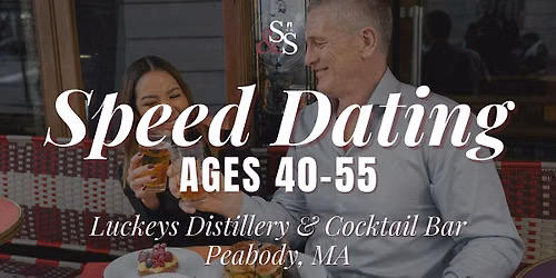 Speed Dating Ages 40-55 in Peabody, MA at Luckeys Distillery & Cocktail Bar